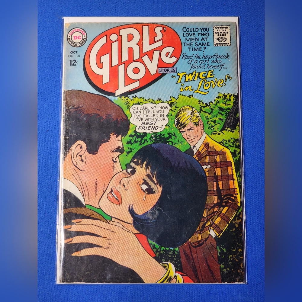GIRLS' LOVE STORIES (1949) #130-DC ROMANCE-TWICE IN LOVE!
